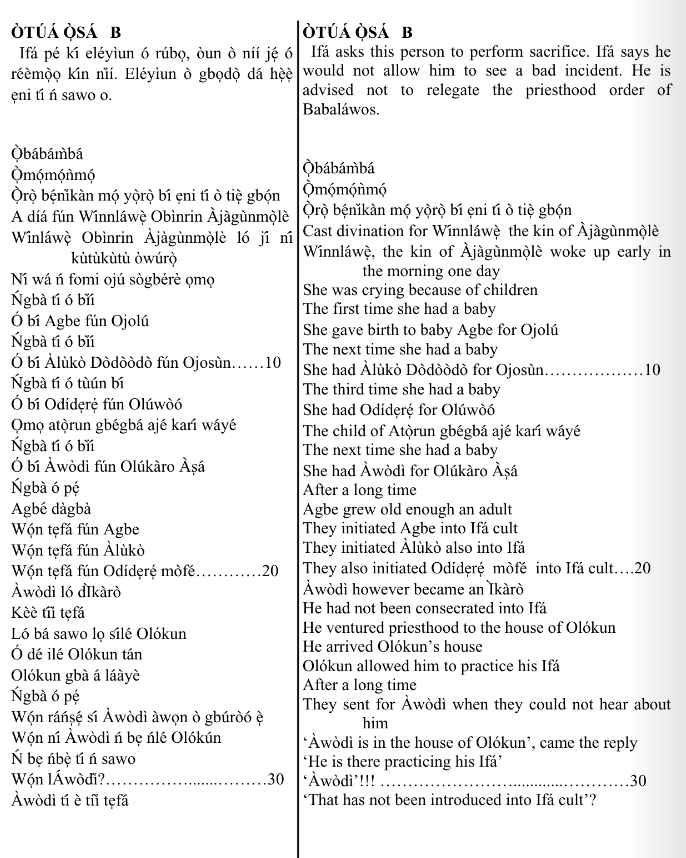 ©kominifa.com | Extract of "Ifá a complete divination"