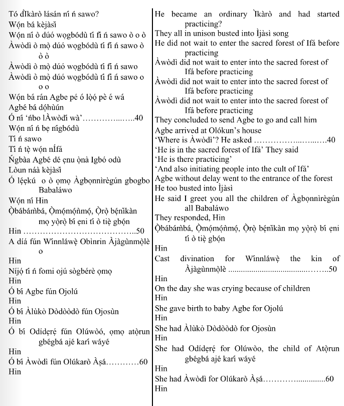 ©kominifa.com | Extract of "Ifá a complete divination"