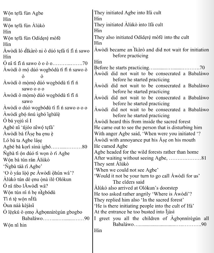 ©kominifa.com | Extract of "Ifá a complete divination"