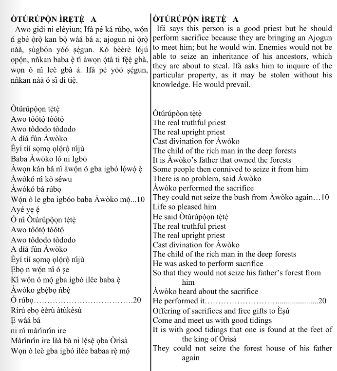 ©kominifa.com | Extract of "Ifá a complete divination"