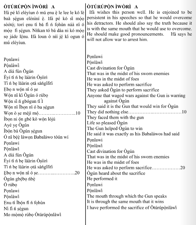 ©kominifa.com | Extract of "Ifá a complete divination"