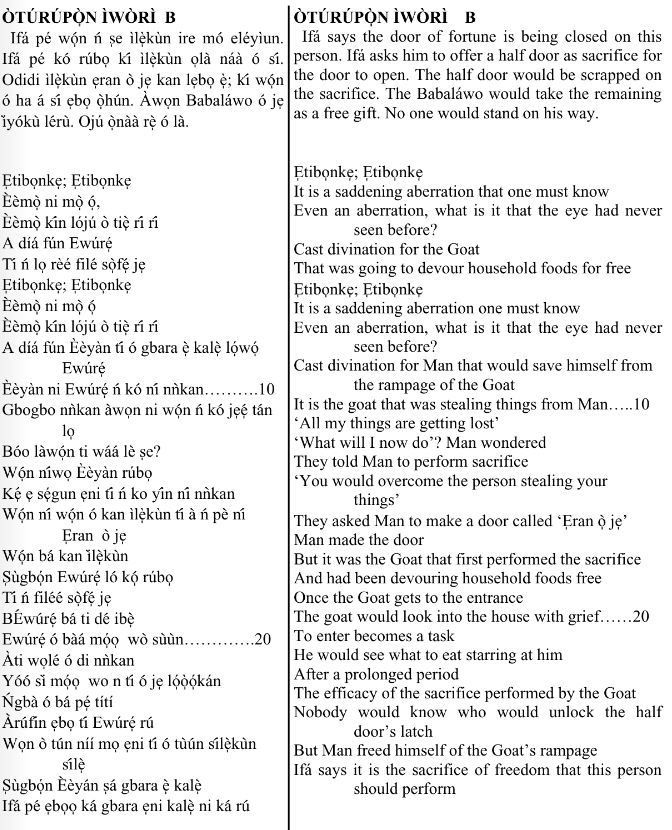 ©kominifa.com | Extract of "Ifá a complete divination"