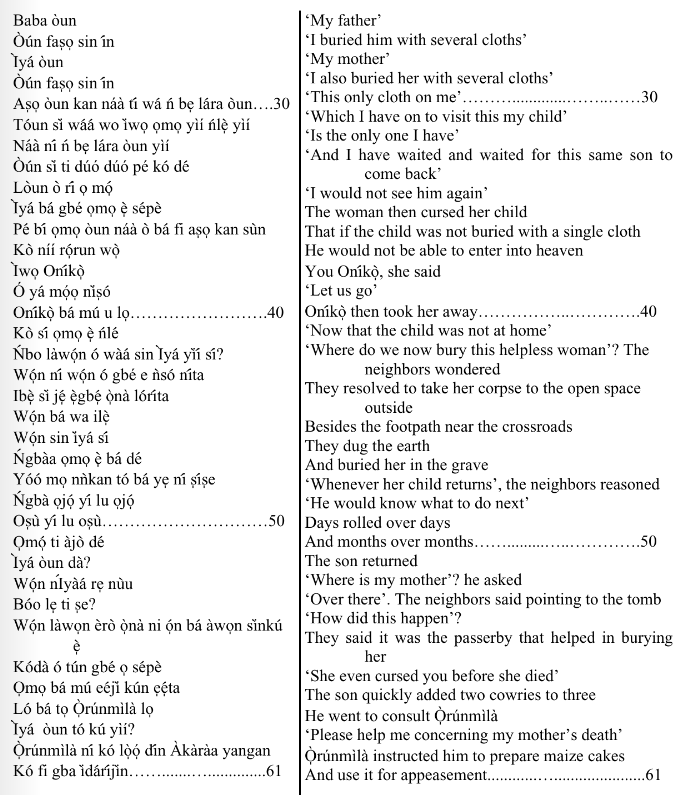 ©kominifa.com | Extract of "Ifá a complete divination"