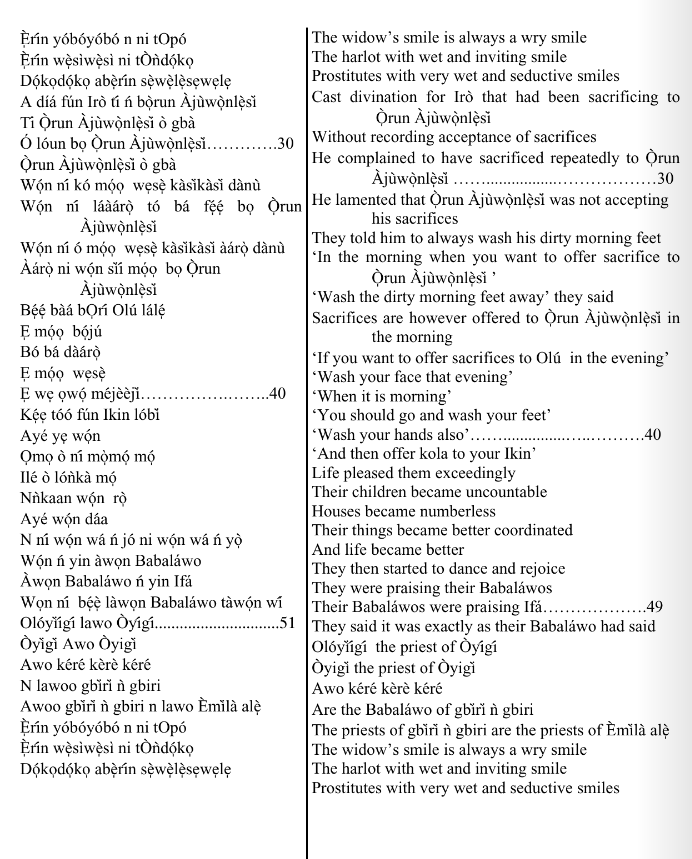 ©kominifa.com | Extract of "Ifá a complete divination"