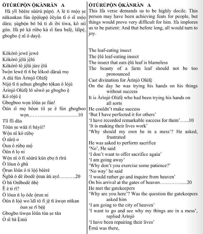 ©kominifa.com | Extract of "Ifá a complete divination"