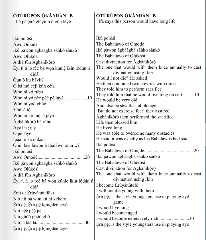 ©kominifa.com | Extract of "Ifá a complete divination"