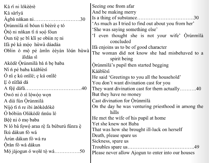 ©kominifa.com | Extract of "Ifá a complete divination"