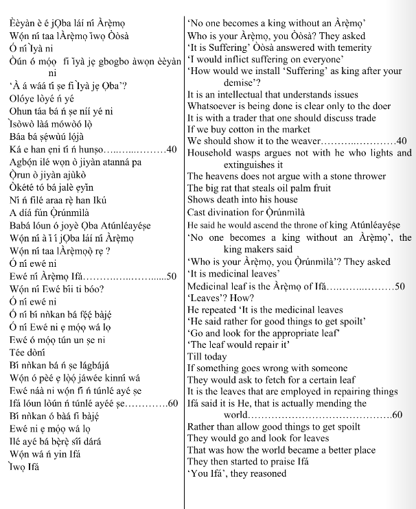 ©kominifa.com | Extract of "Ifá a complete divination"