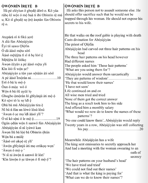 ©kominifa.com | Extract of "Ifá a complete divination"