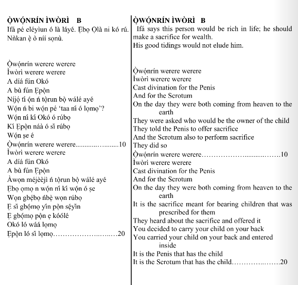 ©kominifa.com | Extract of "Ifá a complete divination"