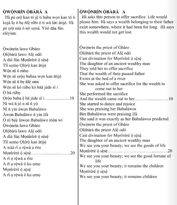 ©kominifa.com | Extract of "Ifá a complete divination"