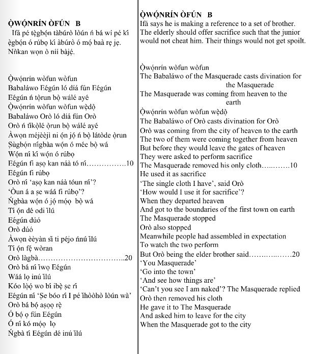 ©kominifa.com | Extract of "Ifá a complete divination"