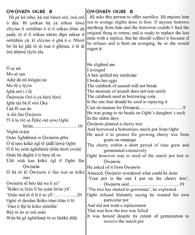 ©kominifa.com | Extract of "Ifá a complete divination"