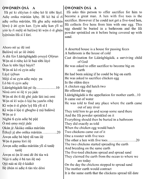 ©kominifa.com | Extract of "Ifá a complete divination"