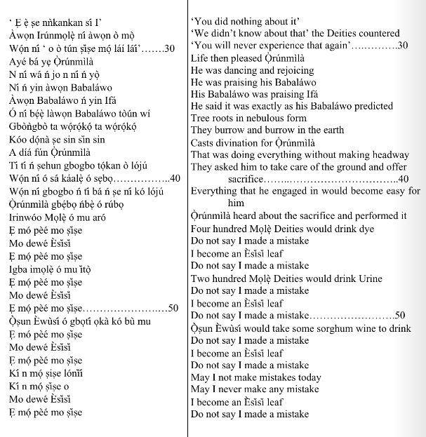 ©kominifa.com | Extract of "Ifá a complete divination"