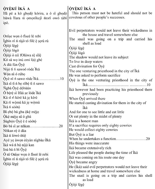 ©kominifa.com | Extract of "Ifá a complete divination"