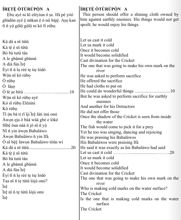 ©kominifa.com | Extract of "Ifá a complete divination"