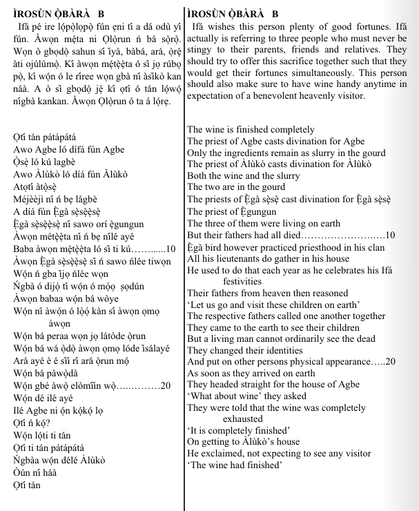 ©kominifa.com | Extract of "Ifá a complete divination"