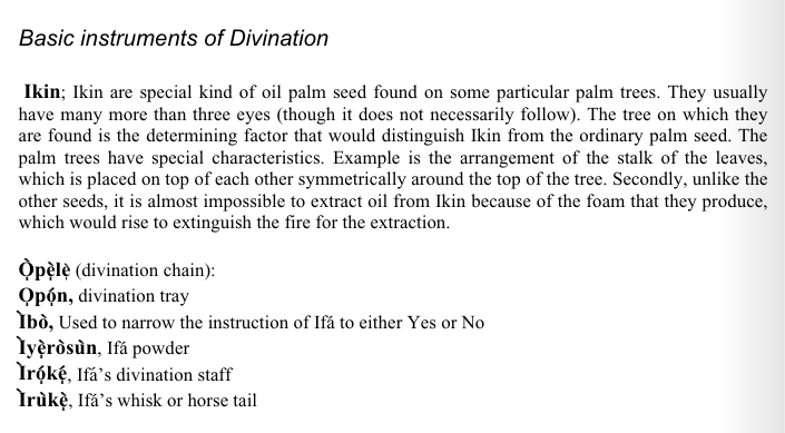 ©kominifa.com | Extract of "Ifa a complete divination", by Ayo Salami