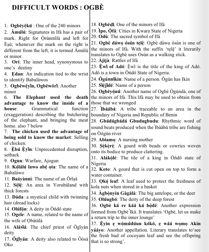 ©kominifa.com | Extract of "Ifa a complete divination", by Ayo Salami