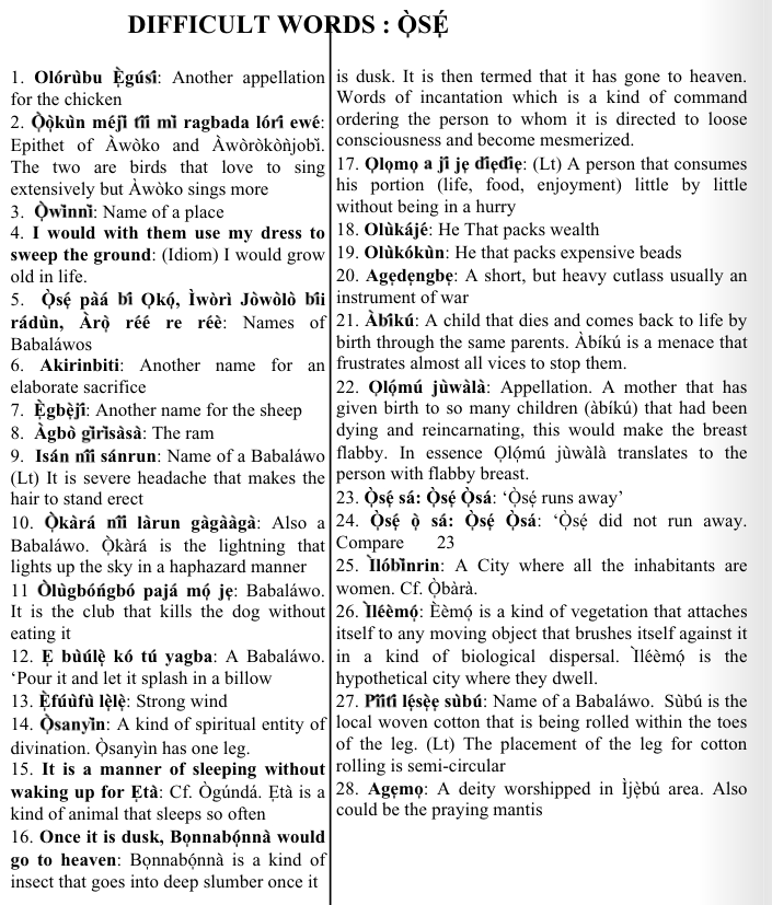 ©kominifa.com | Extract of "Ifa a complete divination", by Ayo Salami