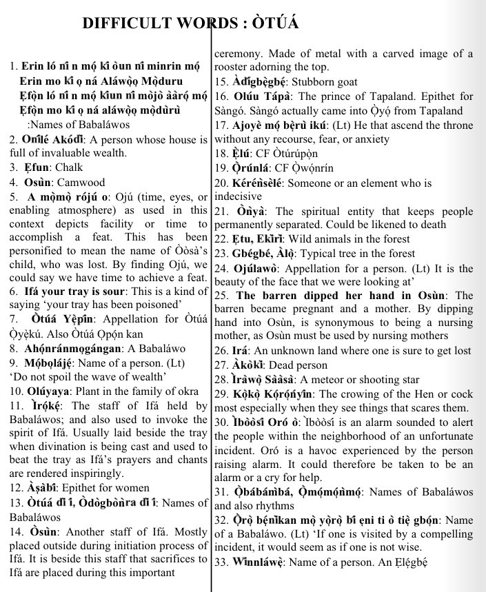 ©kominifa.com | Extract of "Ifa a complete divination", by Ayo Salami