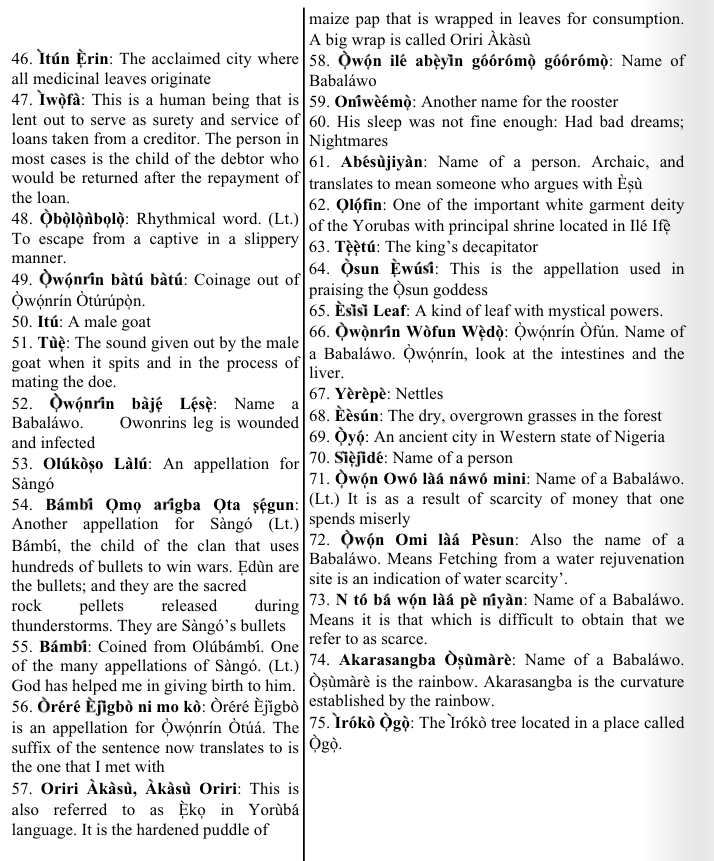 ©kominifa.com | Extract of "Ifa a complete divination", by Ayo Salami