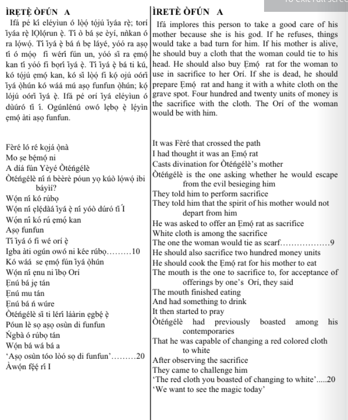 ©kominifa.com | Extract of "Ifa a complete divination" by Ayo Salami