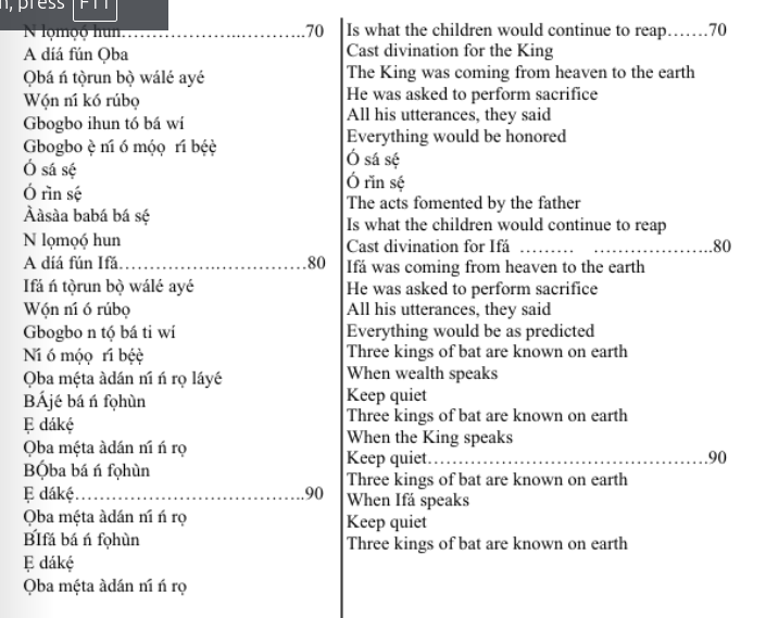 ©kominifa.com | Extract of "Ifá a complete divination"