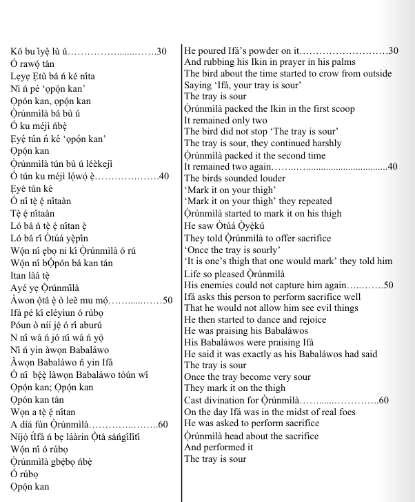 ©kominifa.com | Extract of "Ifá a complete divination"